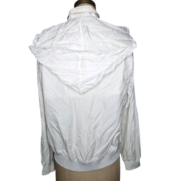 Vintage Lacoste | Albino Gator Logo | Nylon | Windbreaker | White | 90s Vtg - Picture 5 of 16